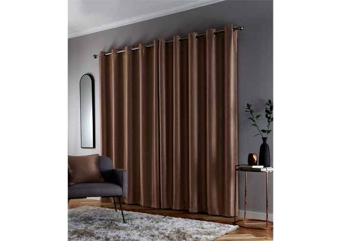 Goodwood Eyelet, Bronze - Ready Made Curtains - Image 8